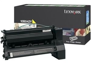Lexmark 10B042Y, Toner Cartridge HC Yellow, C750- Original
