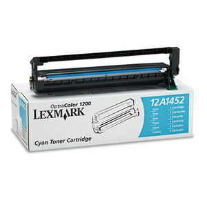 Lexmark 12A1452, Toner Cartridge Cyan, Optra Colour 1200- Original