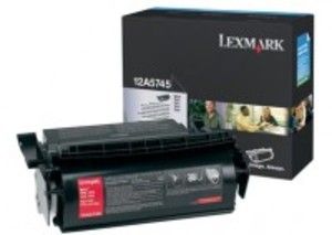 Lexmark 12A5745, Toner Cartridge- HC Black, T610, T614- Genuine