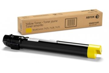 Xerox 006R01400, Toner Cartridge Yellow, WC 7425, 7428, 7435- Original