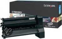 Lexmark C780H2KG, Toner Cartridge- HC Black, C780, C782- Original