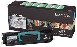Lexmark E352H11E, Toner Cartridge Black, E350- Original