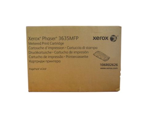 Xerox 106R02626, Metered Print Cartridge Black Twin Pack, Phaser 3635- Original