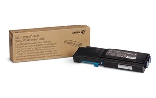 Xerox 106R02249, Toner Cartridge Cyan, Phaser 6600, WorkCentre 6605- Original