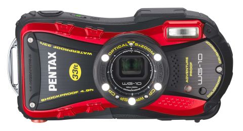 Pentax WG-10, Waterproof Digital Camera- Red