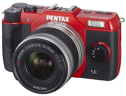 Pentax Imaging Q10 Red Digital System Camera 5-15mm Lens