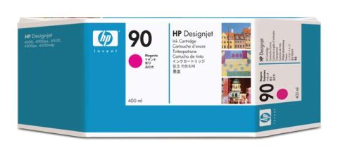 HP C5063A No.90, Ink Cartridge HC Magenta, Designjet 4000, 4500, 4520- Original