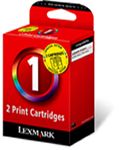 Lexmark 80D2955 No.1 Ink Cartridge - Tri-Colour Multipack Genuine