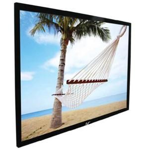 Elite R135WV1-BLACK EZ Frame Fixed Frame Projection Screen