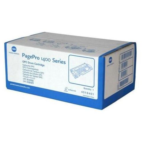 Konica Minolta 4519-401, OPC Drum Cartridge, PagePro 1400W- Genuine