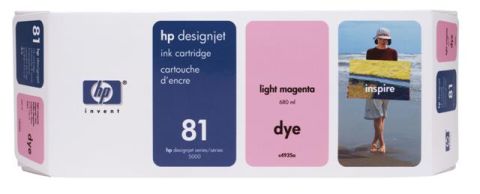 HP C4935A No.81 Ink Cartridge - Light Magenta Genuine
