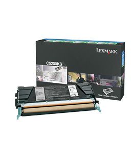 Lexmark C5200KS, Toner Cartridge Light User Black, C530DN- Original