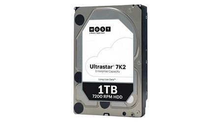 Western Digital 1W10001, Ultrastar 7K2 HUS722T1TALA604 3.5 SATA 1 000 GB - Hdd