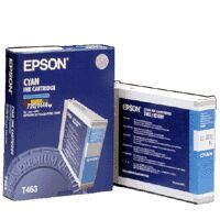 Epson T463 Ink Cartridge - Cyan Genuine