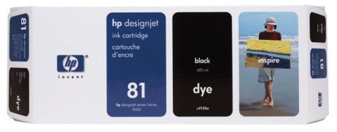 HP C4930A No.81 Ink Cartridge - Black Genuine