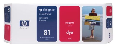 HP C4932A No.81 Ink Cartridge - Magenta Genuine