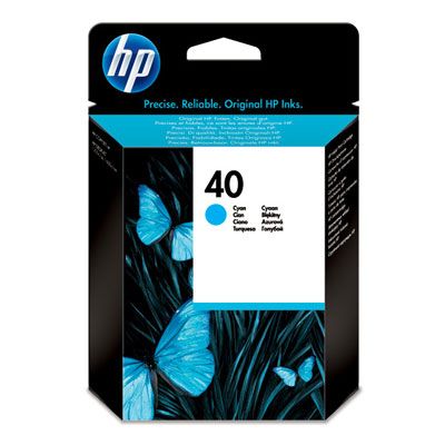 HP 51640CE No.40 Ink Cartridge - Cyan Genuine