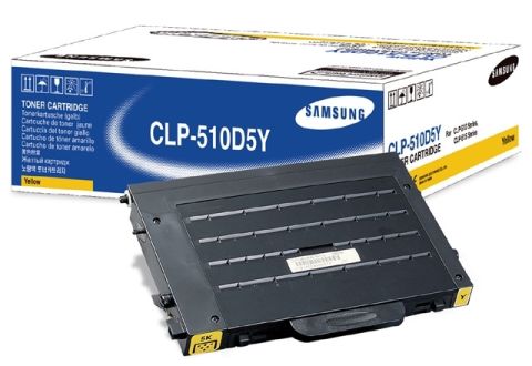 Samsung CLP-510D5Y Toner Cartridge - HC Yellow Genuine