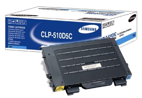Samsung CLP-510D5C Toner Cartridge - HC Cyan Genuine