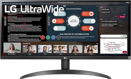 LG 29WP500-B, 29" 21:9 UltraWide Full HD IPS Monitor 
