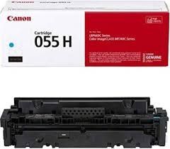 Canon 3019C002AA, 055H, Toner Cartridge HC Cyan, LBP663, LBP742, LBP744, LBP746- Original