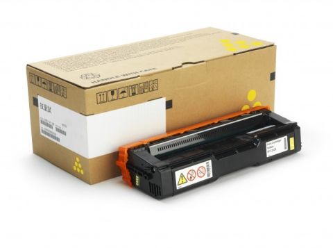 Ricoh 407656, Toner Cartridge HC Yellow, SP C252SF- Original