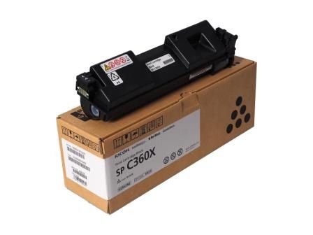 Ricoh 408250, Toner Cartridge Extra HC Black, SP C360X, C361- Original 
