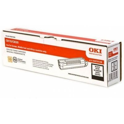 Oki 44059108 Toner Cartridge Black, C810, C830- Genuine 