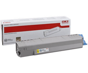 OKI 44059165, Toner Cartridge Yellow, MC851- Original 