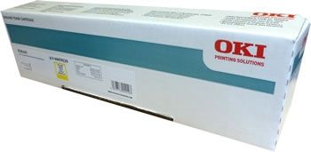 Oki 44059229, Toner Cartridge Yellow, ES8460- Original