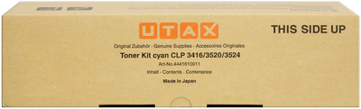 UTAX 4441610011, Toner Cartridge Cyan, CLP 3416, 3520, 3524- Original
