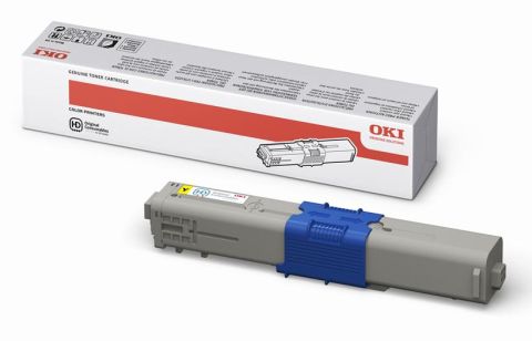 Oki 44469704, C510/C530 Toner Cartridge - Yellow