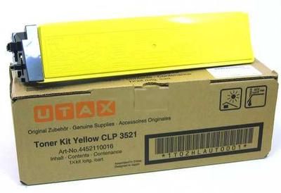UTAX 4452110016, Toner Cartridge- Yellow, CLP 3521- Original