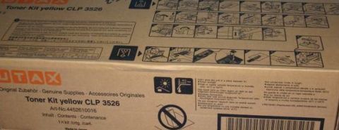 UTAX CLP 3526 Toner Cartridge - Yellow Genuine (4452610016)