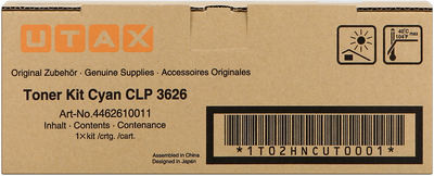 UTAX 4462610011, Toner Cartridge Cyan, CLP 3626, 3630- Original
