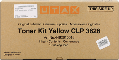 UTAX 4462610016, Toner Cartridge Yellow, CLP 3626, CLP 3630- Original  