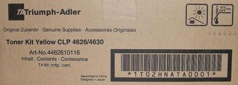 Triumph-Adler CLP4626, CLP4630 Toner Cartridge - Yellow Genuine (4462610116)