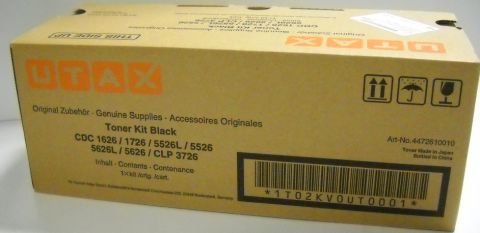 UTAX 4472610010, Toner Cartridge Black, CDC 1626, 1726, 5626, CLP 3726, P-C2665- Original  