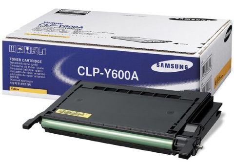 Samsung CLP-Y600A, Toner Cartridge Yellow, CLP-600, 650- Original
