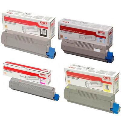 Oki 46471104, 46471103, 46471102, 46471101, Toner Multipack, C823, C833, C843- Original
