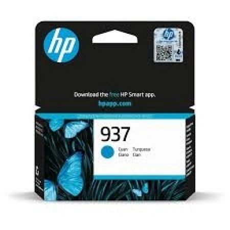 HP 4S6W2NE, 937, Ink Cartridge Cyan, Officejet Pro 9110, 9120, 9130, 9135- Original