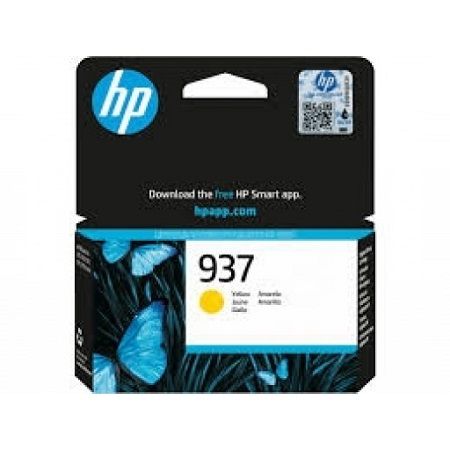 HP 4S6W4NE, 937, Ink Cartridge Yellow, Officejet Pro 9110, 9120, 9130, 9135- Original