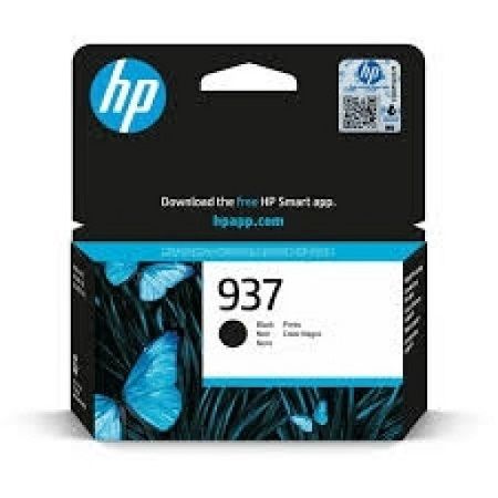 HP 4S6W5NE, 937, Ink Cartridge Black, Officejet Pro 9110, 9120, 9130, 9135- Original