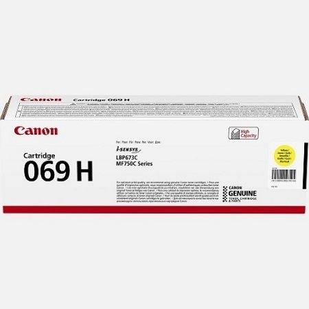 Canon 5095C002, 069H, Toner Cartridge HC Yellow, i-SENSYS LBP673, MF752, MF754- Original