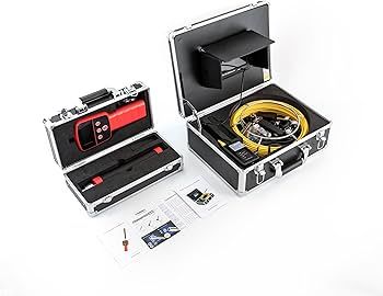 Sewer 512HZ Camera Pipe Inspection Camera 8GB SD 7" LCD Monitor with 65FT Cable