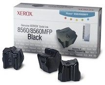 Xerox 108R00726, Solid Ink Sticks Black x 3, Phaser 8560- Original