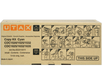 UTAX 652010011, Toner Cartridge- Cyan, CDC 1520, 1525, 1532, 1625, 1632, 1635- Genuine 