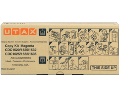 UTAX 652010014, Toner Cartridge- Magenta, CDC 1520, 1525, 1532, 1625, 1632, 1635- Genuine 