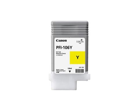 Canon PFI-106Y Ink Tank - Yellow, 6624B001AA