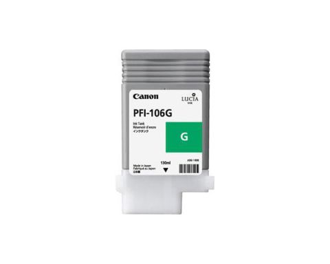 Canon PFI-106G Ink Tank - Green, 6628B001AA